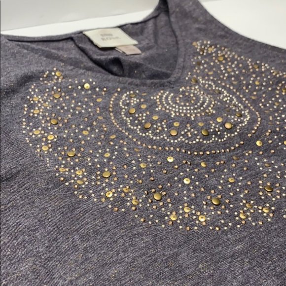 Knox Rose Embellished Tank Top Grey - Picture 6 of 9